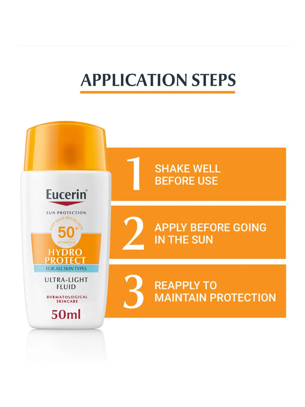 Eucerin Sunscreen Hydro Protect Face Ultra Light Fluid – 50ml EucerinGreenhouse Mall Suit 25, Ngong Road, Nairobi Kenya
