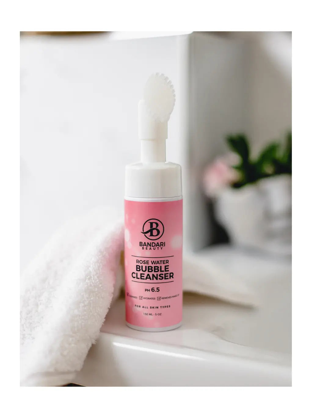 Bandari Beauty Rose Water Bubble Cleanser – 150ml Bandari BeautyGreenhouse Mall Suit 25, Ngong Road, Nairobi Kenya