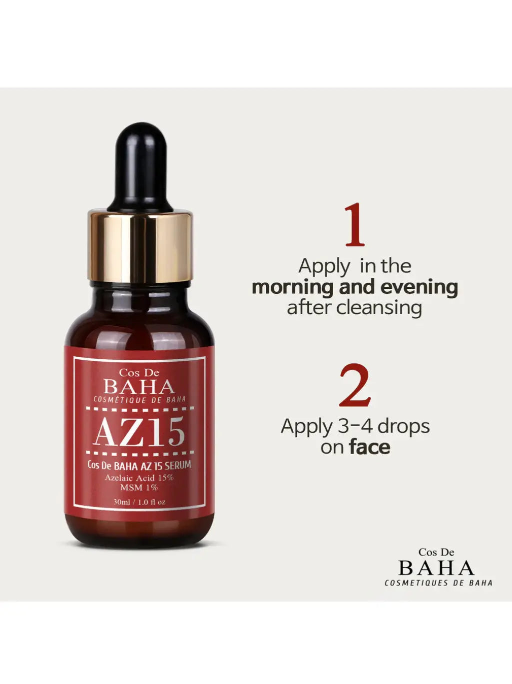 Cos De Baha Azelaic Acid 15% MSM Serum 30ml Bandari BeautyGreenhouse Mall Suit 25, Ngong Road, Nairobi Kenya