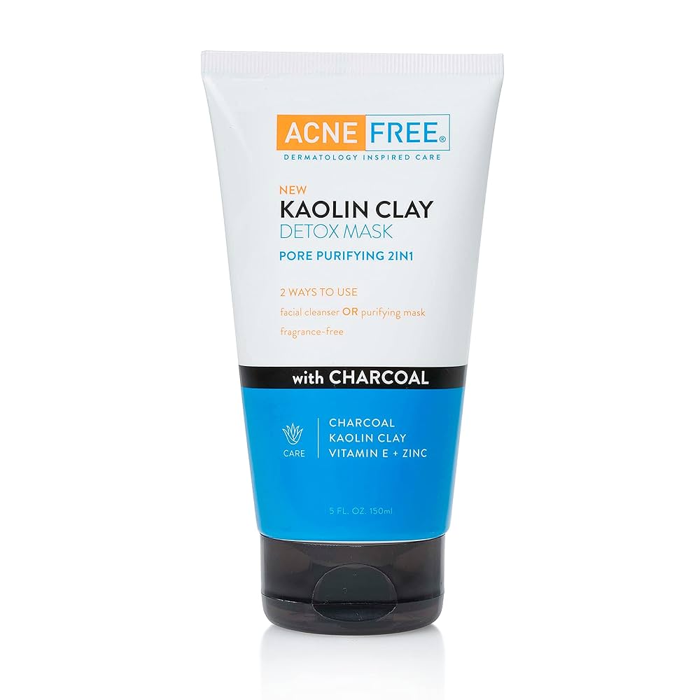 Acne Free Kaolin Clay Detox Mask With Charcoal-150ml Acne FreeGreenhouse Mall Suit 25, Ngong Road, Kilimani, Nairobi Kenya