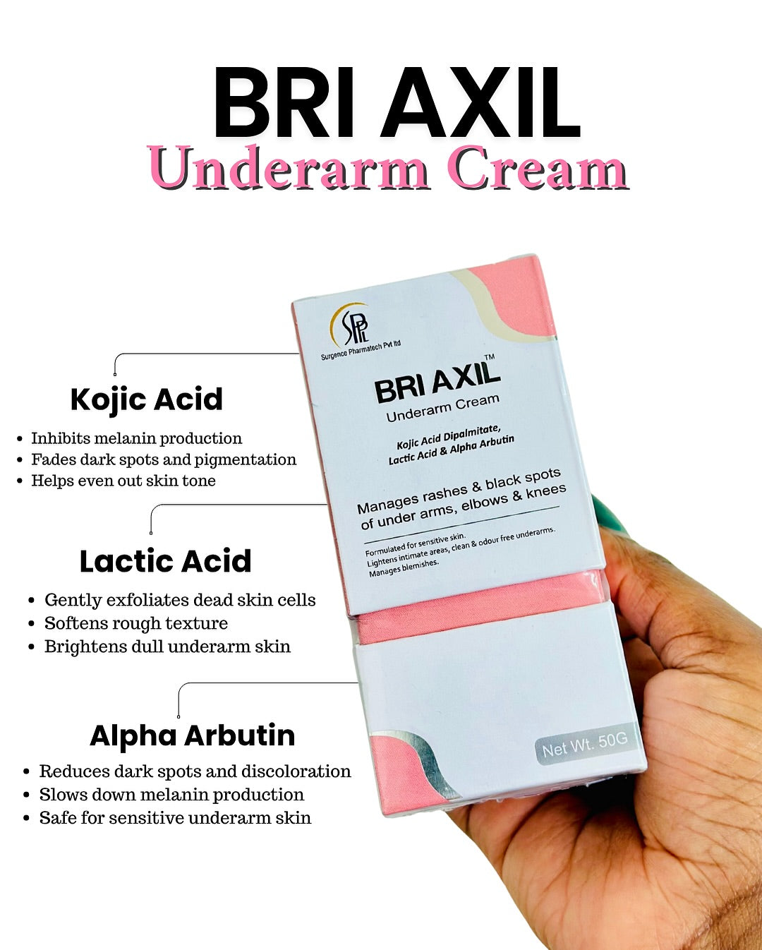 BRI Axil Under-Arm Cream-50g Bandari BeautyGreenhouse Mall Suit 25, Ngong Road, Kilimani, Nairobi Kenya