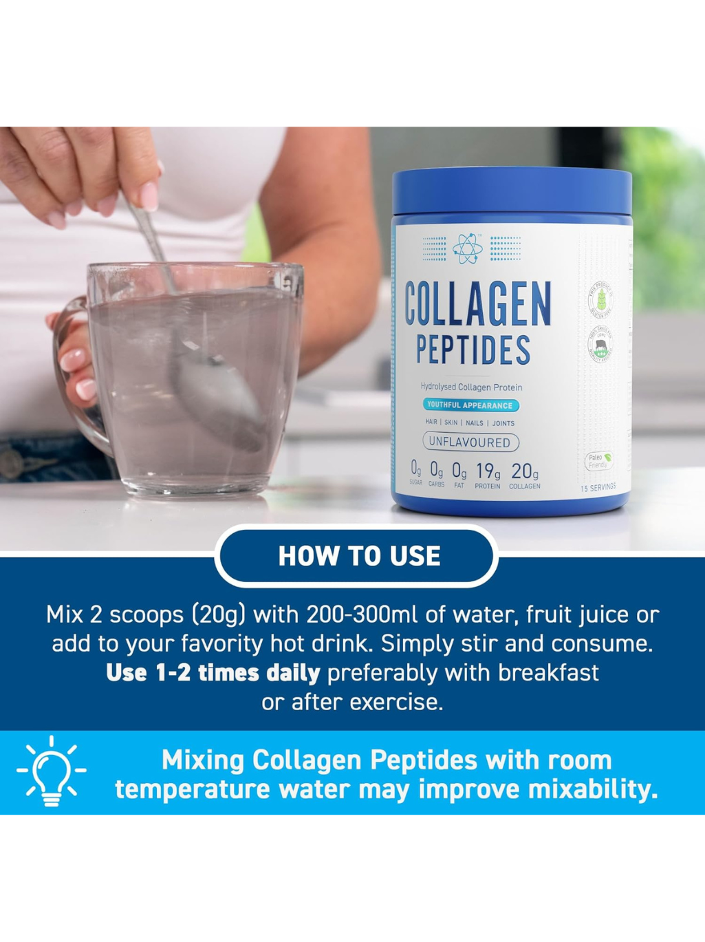 Applied Nutrition Collagen Peptides 300G Applied NutritionGreenhouse Mall Suit 25, Ngong Road, Kilimani, Nairobi Kenya