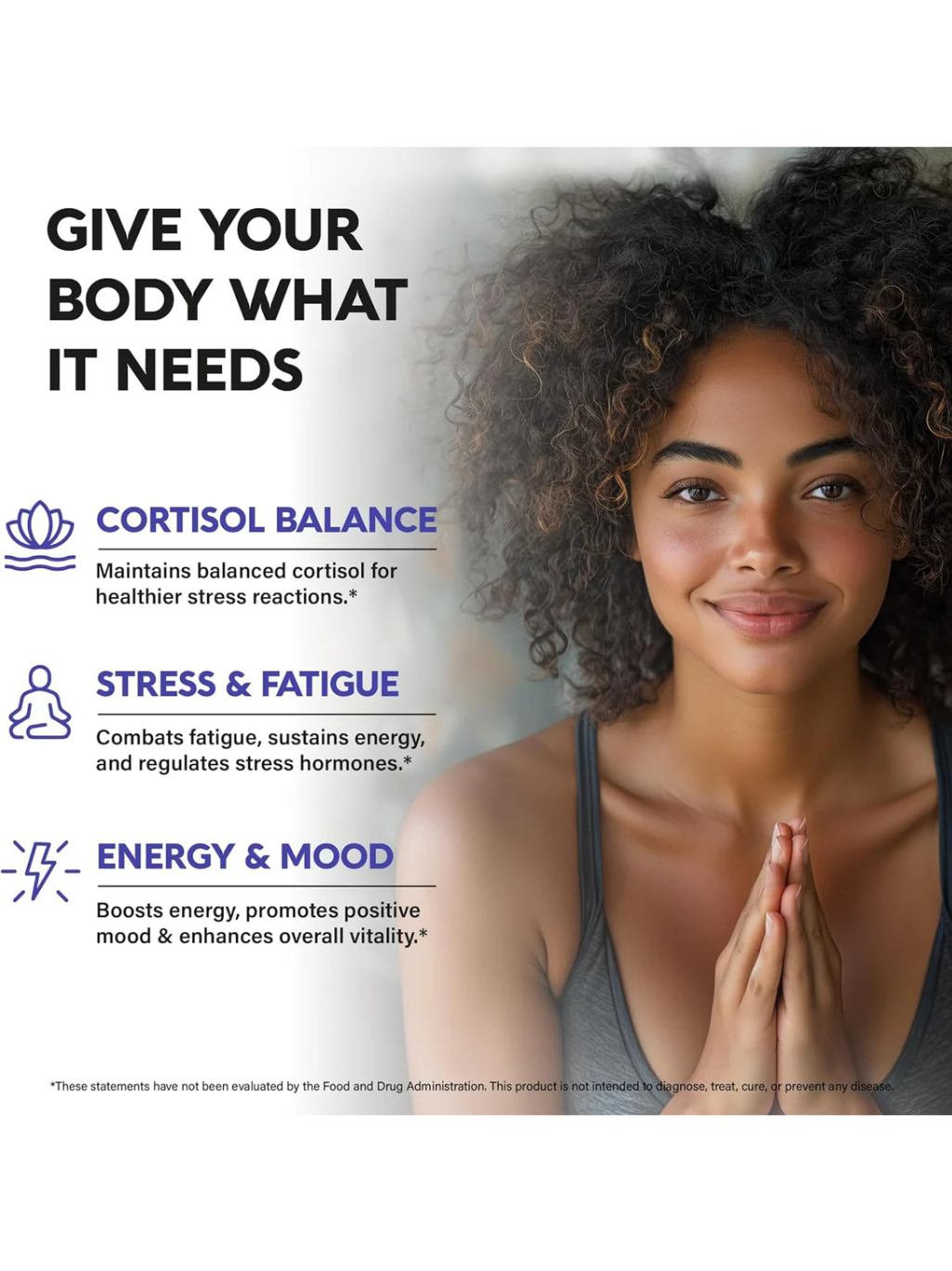 Cortisol Health & Support 600mg - 60 Capsules