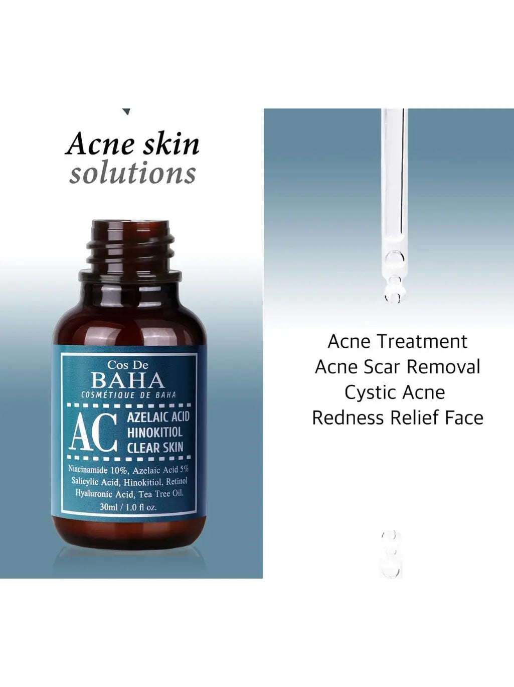 Cos De Baha Azelaic Acid Hinokitiol Clearing Serum-30ml Cos De BahaGreenhouse Mall Suit 25, Ngong Road, Kilimani, Nairobi Kenya