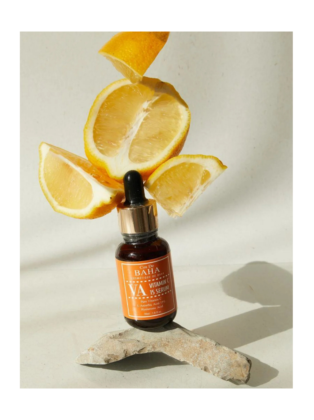 Cos De Baha Vitamin C 15% Facial Serum with L-Ascorbic Acid & Vitamin B5 – 30ml