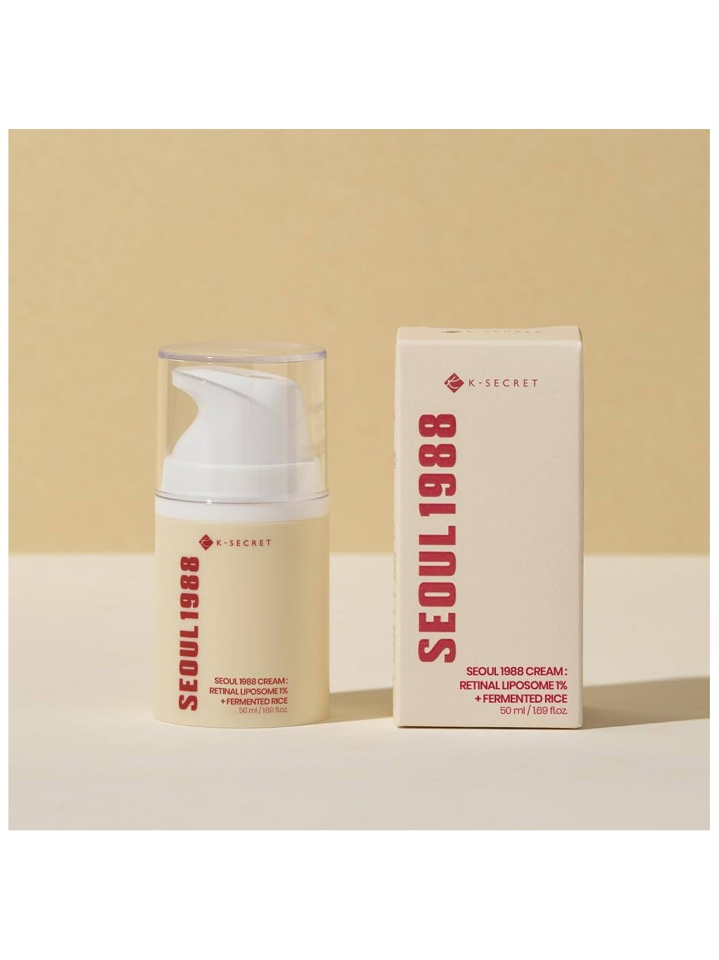 K-Secret Seoul 1988 Cream Retinal Liposome 1% + Fermented Rice 50ml K-SECRETGreenhouse Mall Suit 25, Ngong Road, Kilimani, Nairobi Kenya
