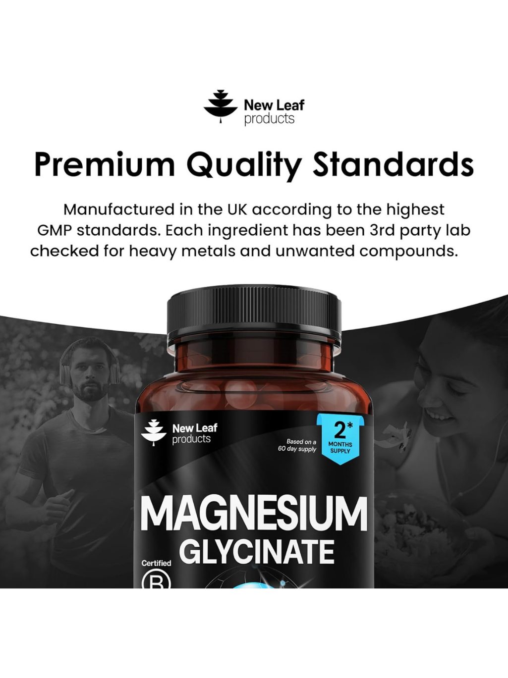New Leaf Magnesium Glycinate 120 Capsules New LeafGreenhouse Mall Suit 25, Ngong Road, Kilimani, Nairobi Kenya