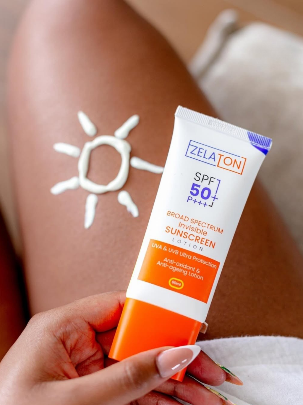 Zelaton SPF 50 Sunscreen Lotion – 60ml
