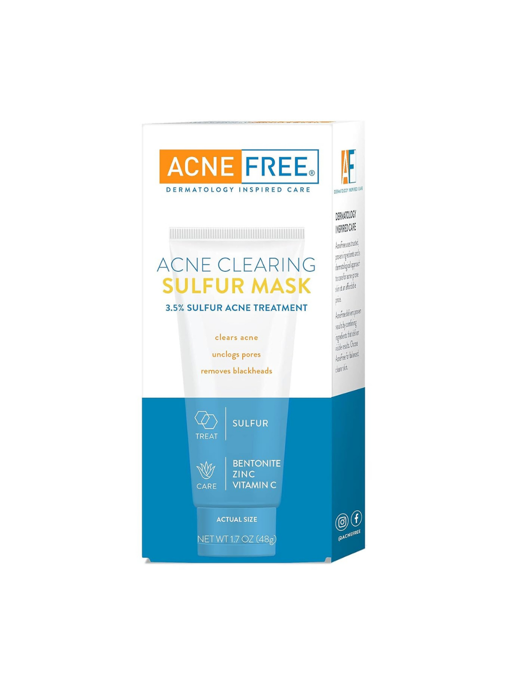 Acne Free Acne Clearing Sulfur Mask-48g