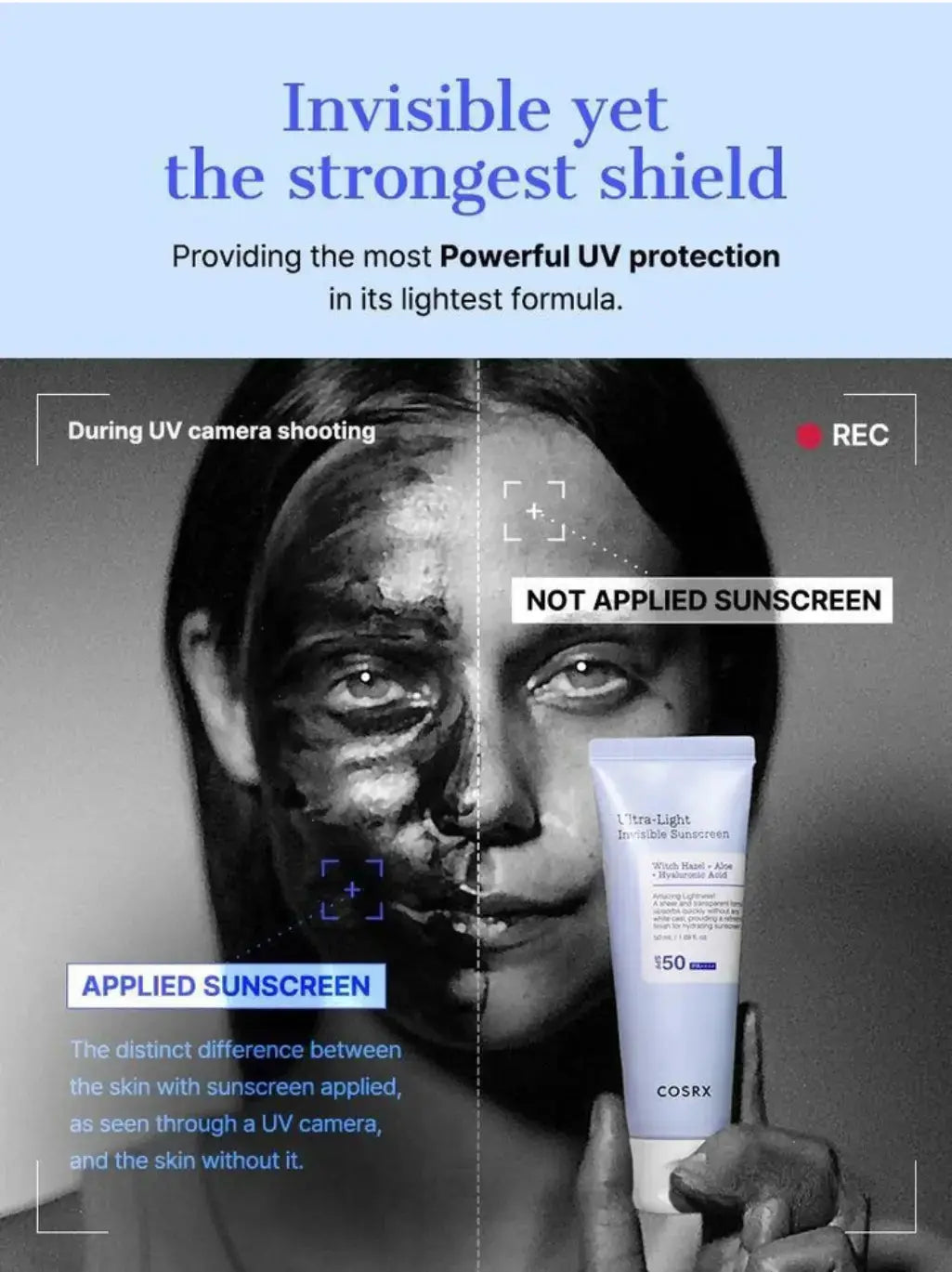 COSRX Ultra-Light Invisible Sunscreen SPF 50 PA++++ – 50ml CosrxGreenhouse Mall Suit 25, Ngong Road, Nairobi Kenya