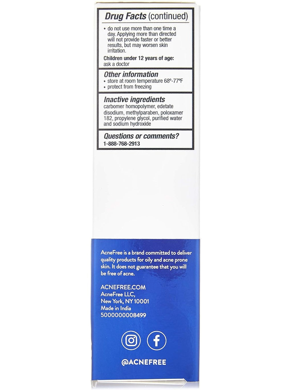 Acne Free Adapalene Gel USP 0.1% Acne Treatment -15g Acne FreeGreenhouse Mall Suit 25, Ngong Road, Kilimani, Nairobi Kenya
