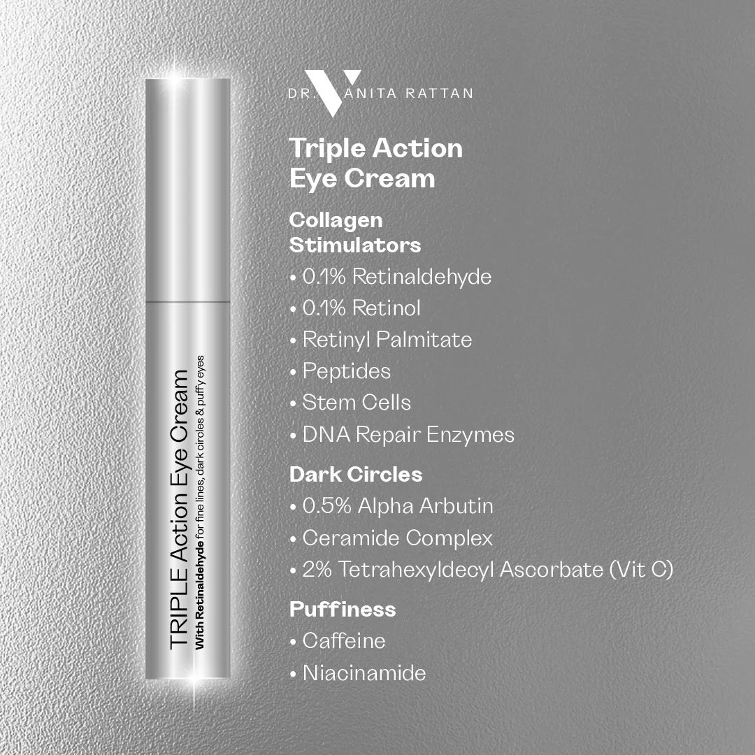 Dr Vanita Rattan Triple Action Eye Cream Dr VanitaGreenhouse Mall Suit 25, Ngong Road, Kilimani, Nairobi Kenya