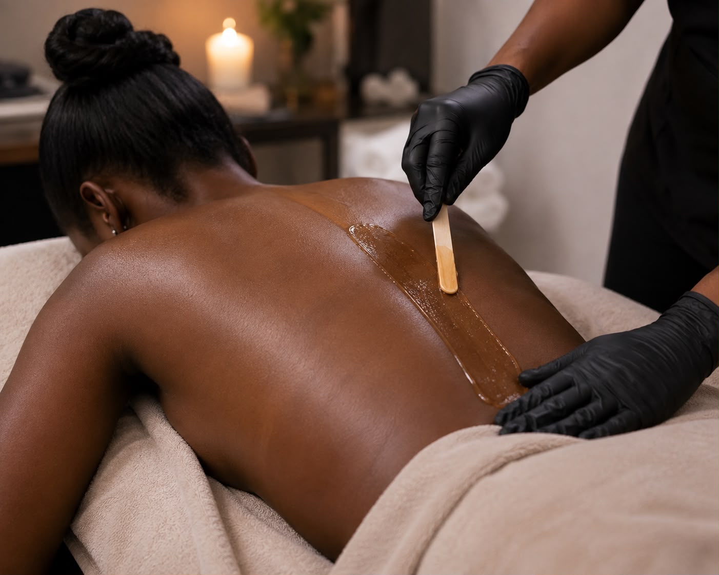 Luna Full back Waxing Luna Medi SpaGreenhouse Mall Suit 25, Ngong Road, Kilimani, Nairobi Kenya