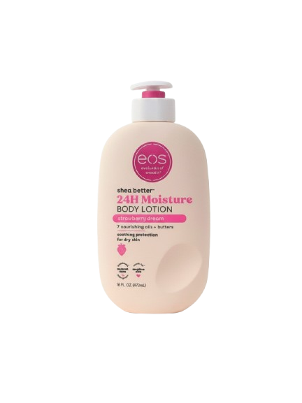 eos Shea Better Body Lotion Strawberry Dream 473ml eosGreenhouse Mall Suit 25, Ngong Road, Kilimani, Nairobi Kenya