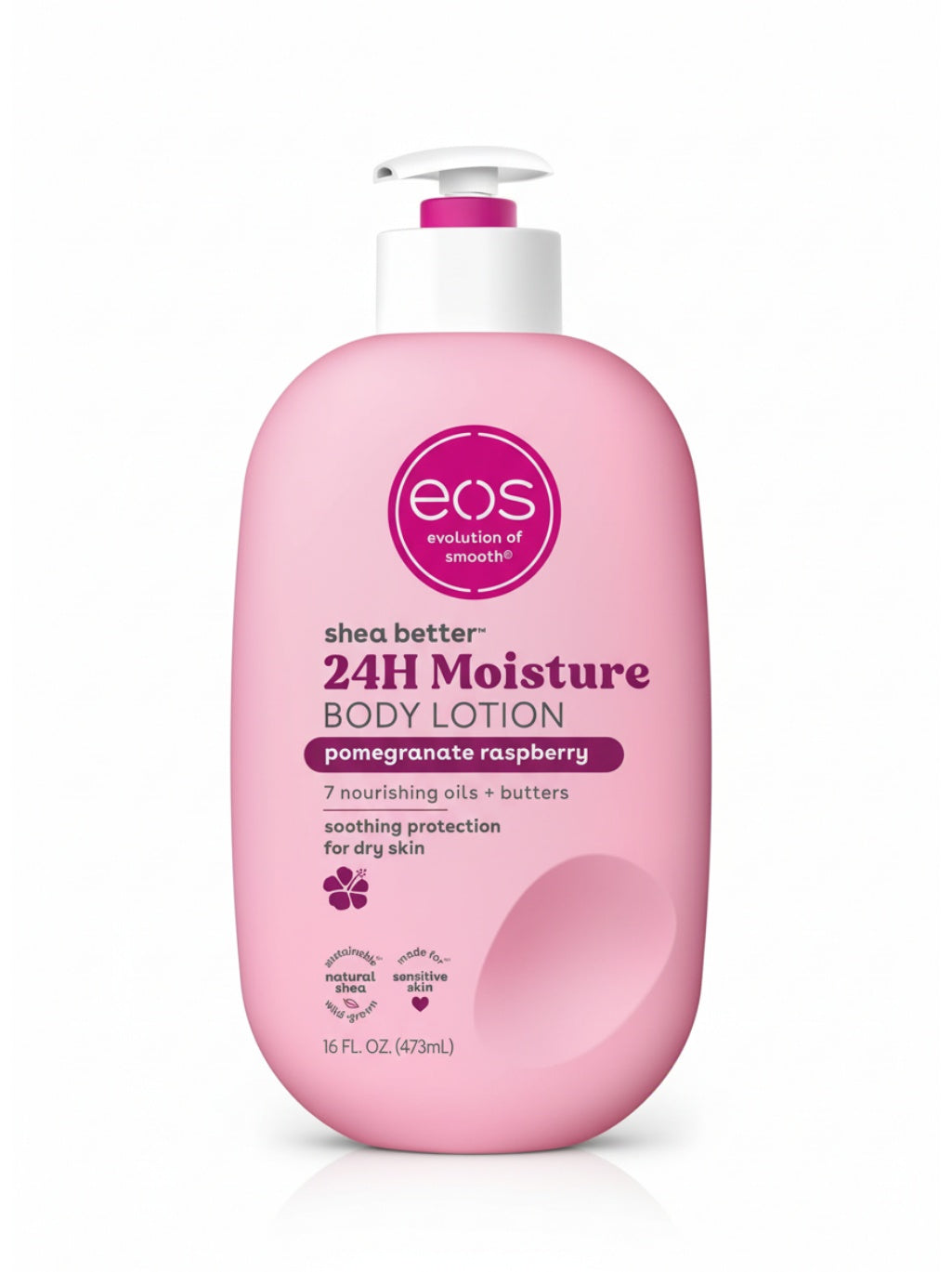 eos Shea Better Pomegranate raspberry Body Lotion 473ml view 1