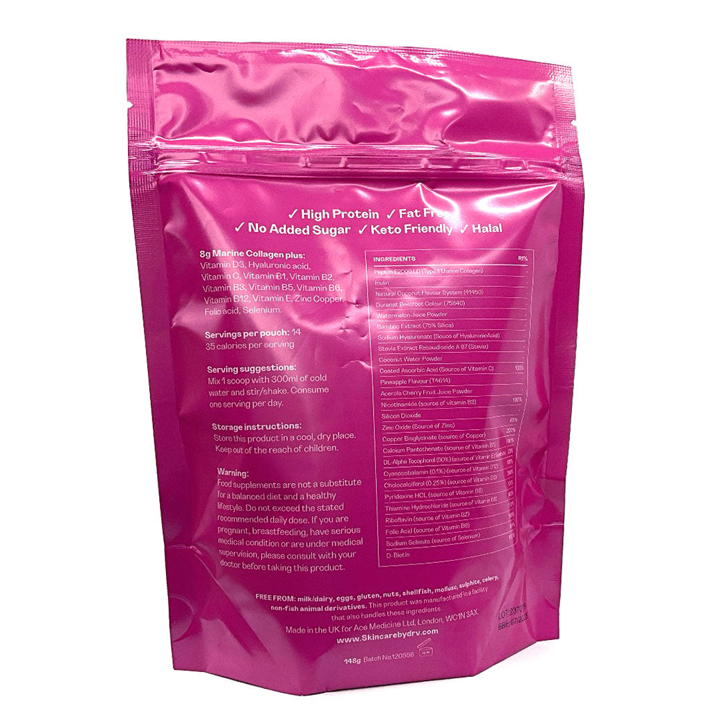 Dr Vanita Rattan Collagen Boost Watermelon & Coconut POWDER Dr VanitaGreenhouse Mall Suit 25, Ngong Road, Kilimani, Nairobi Kenya