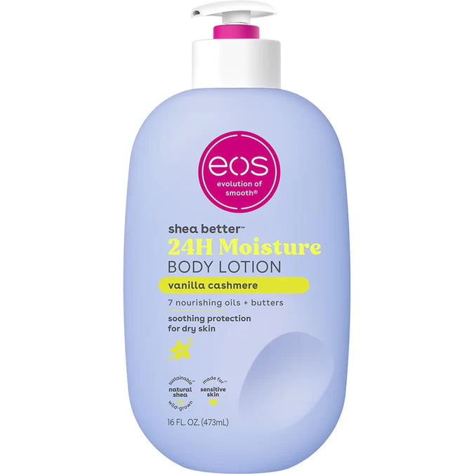 eos Shea Better Vanilla Cashmere Body Lotion 473ML eosGreenhouse Mall Suit 25, Ngong Road, Kilimani, Nairobi Kenya
